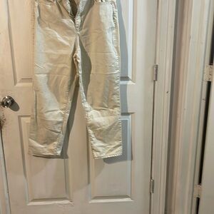 Nicole Miller Women's Cream High Rise Jeans